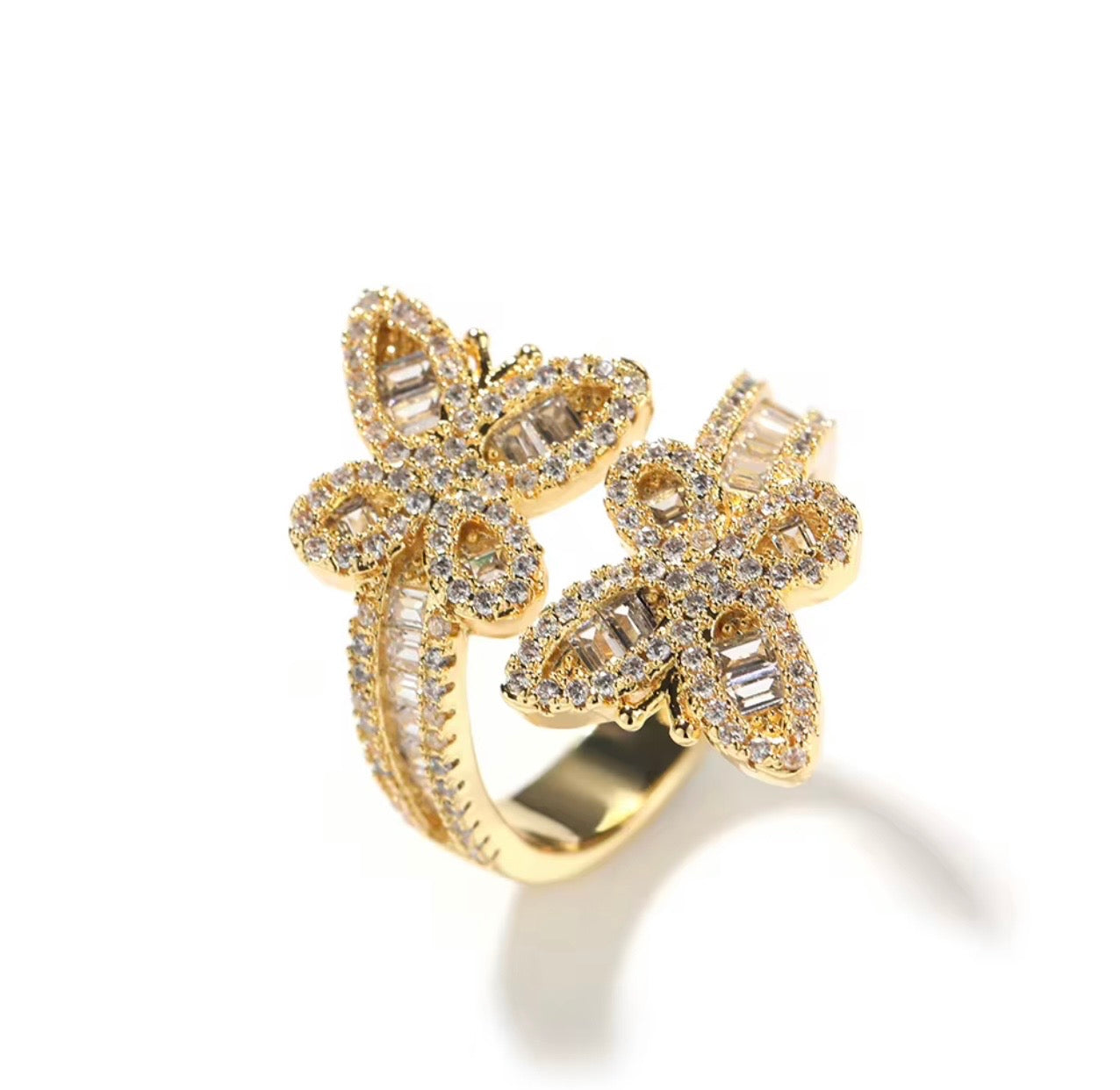Diamond Wings Ring