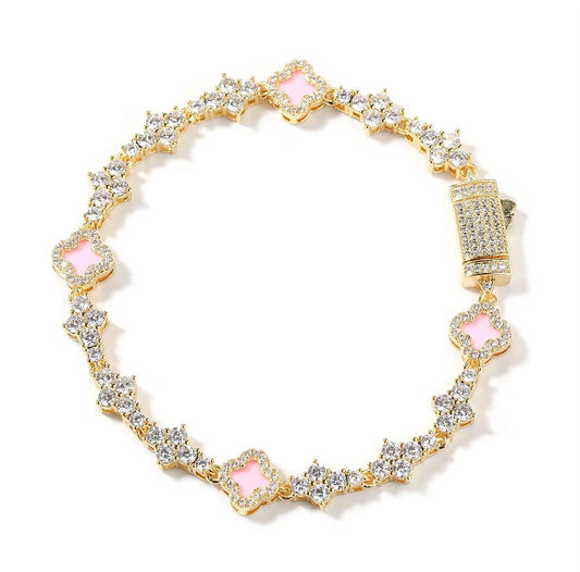 Lucky Girl Bracelet (Pink)