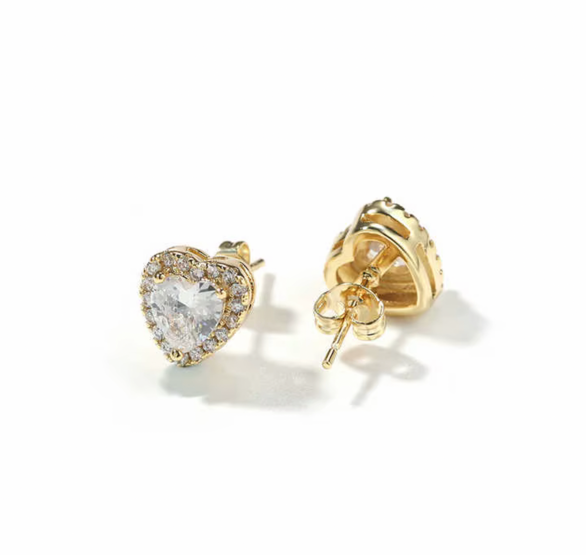 Tiny Heart Stud Earring